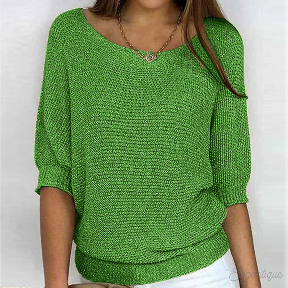 Eunice – Bequeme Strickbluse für Damen – Ansicht 6