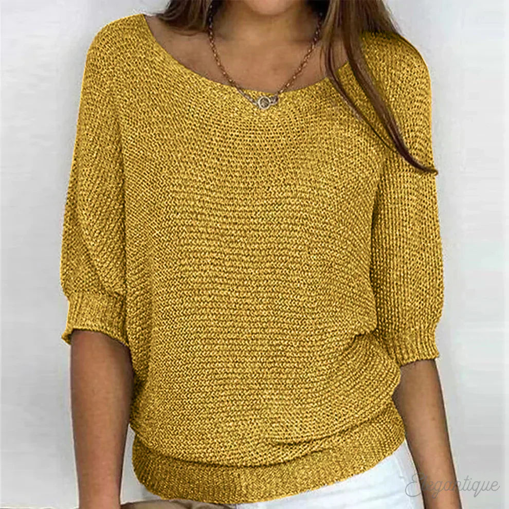 Eunice – Bequeme Strickbluse für Damen – Ansicht 5