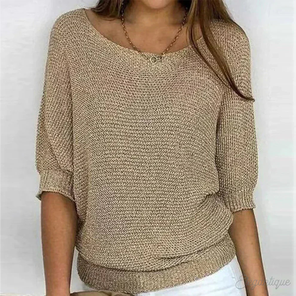 Eunice – Bequeme Strickbluse für Damen