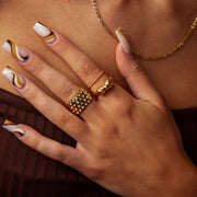 Verdrehter Seilring für Damen – Ansicht 2