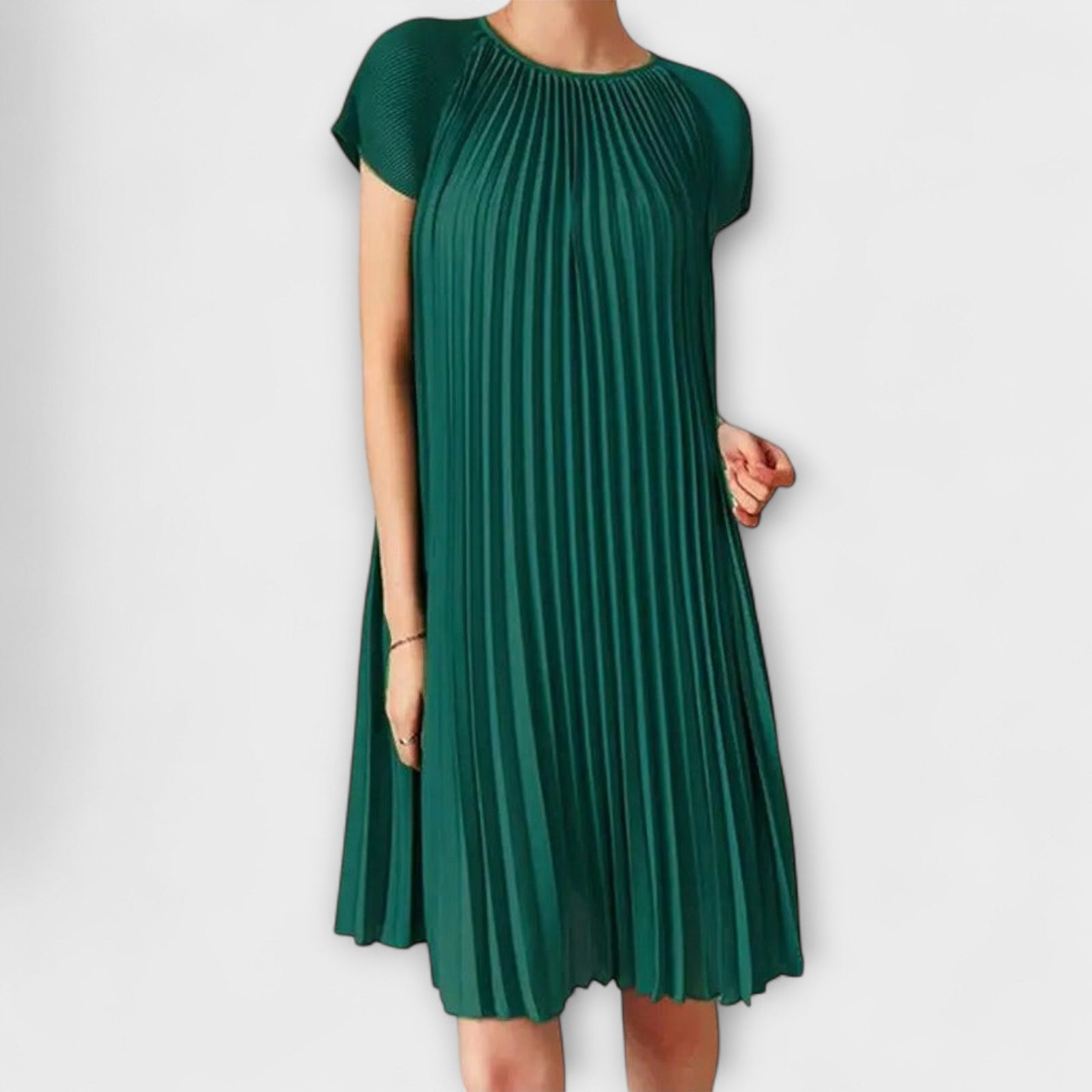 Elegantes Plisseekleid für Damen