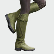 Hochwertige orthopädische Lederreitstiefel für Damen – Ansicht 4