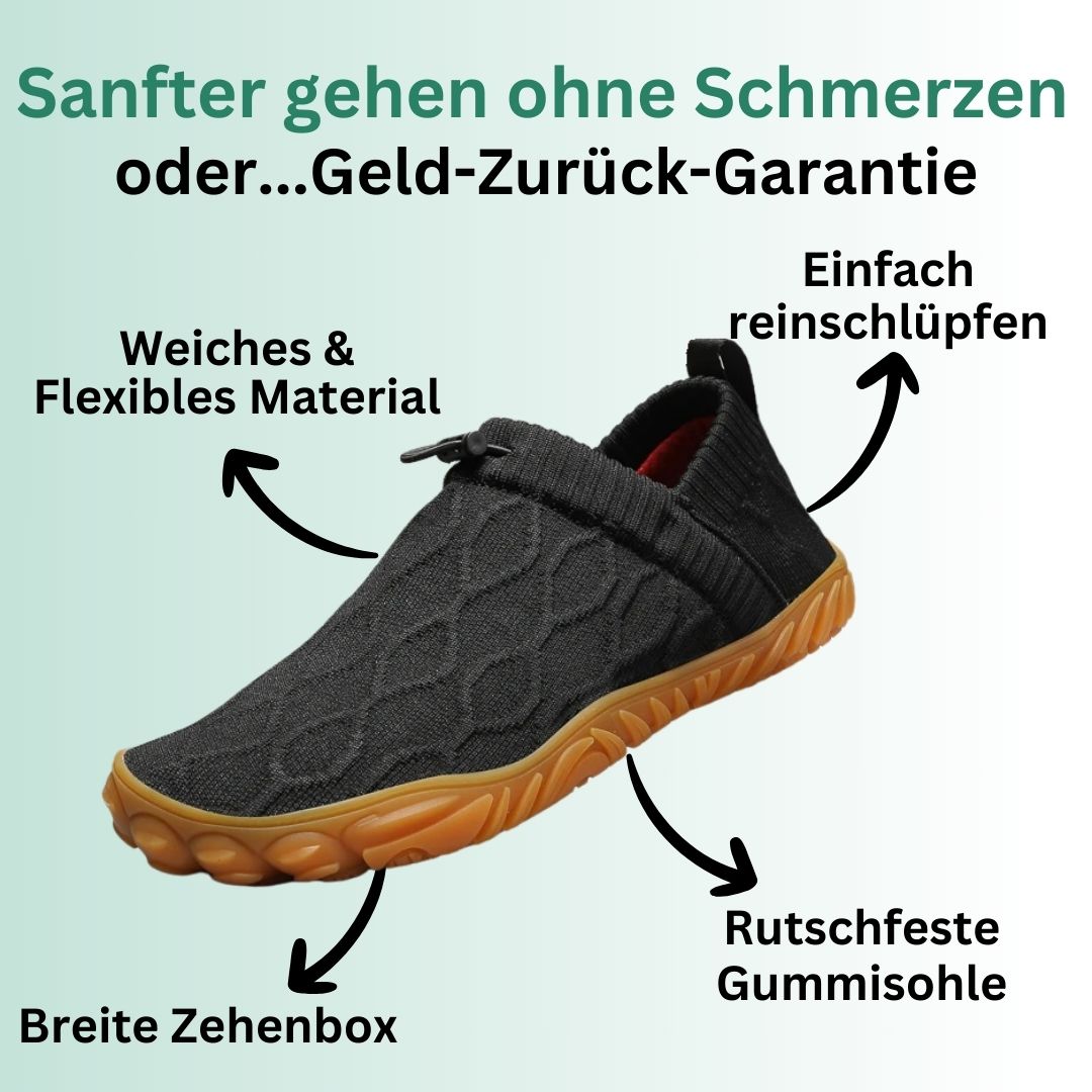 VeloStep Schuhe für empfindliche Füße und Senioren