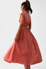 Jocelyn – Kleid-Set für Damen mit hohem Ausschnitt und Seitenschlitz – Ansicht 10