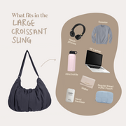 Gianna – Große Croissant-Tasche für Damen – Ansicht 5