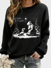 Zinia – Weihnachtliches Damen-Sweatshirt mit Dackelmotiv