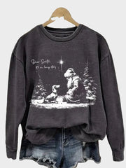 Zinia – Weihnachtliches Damen-Sweatshirt mit Dackelmotiv – Ansicht 5