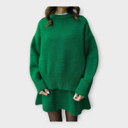 Marek – Gestricktes Damen-Set mit Bluse und Rock – Ansicht 26